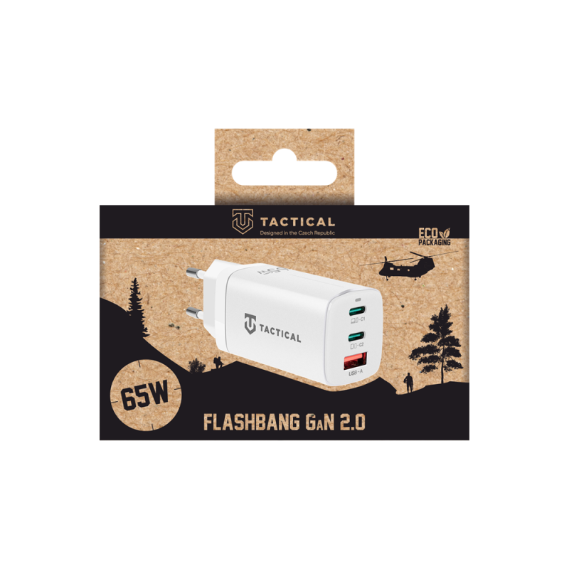 Taktikai FlashBang 2.0 GaN 65W fehér