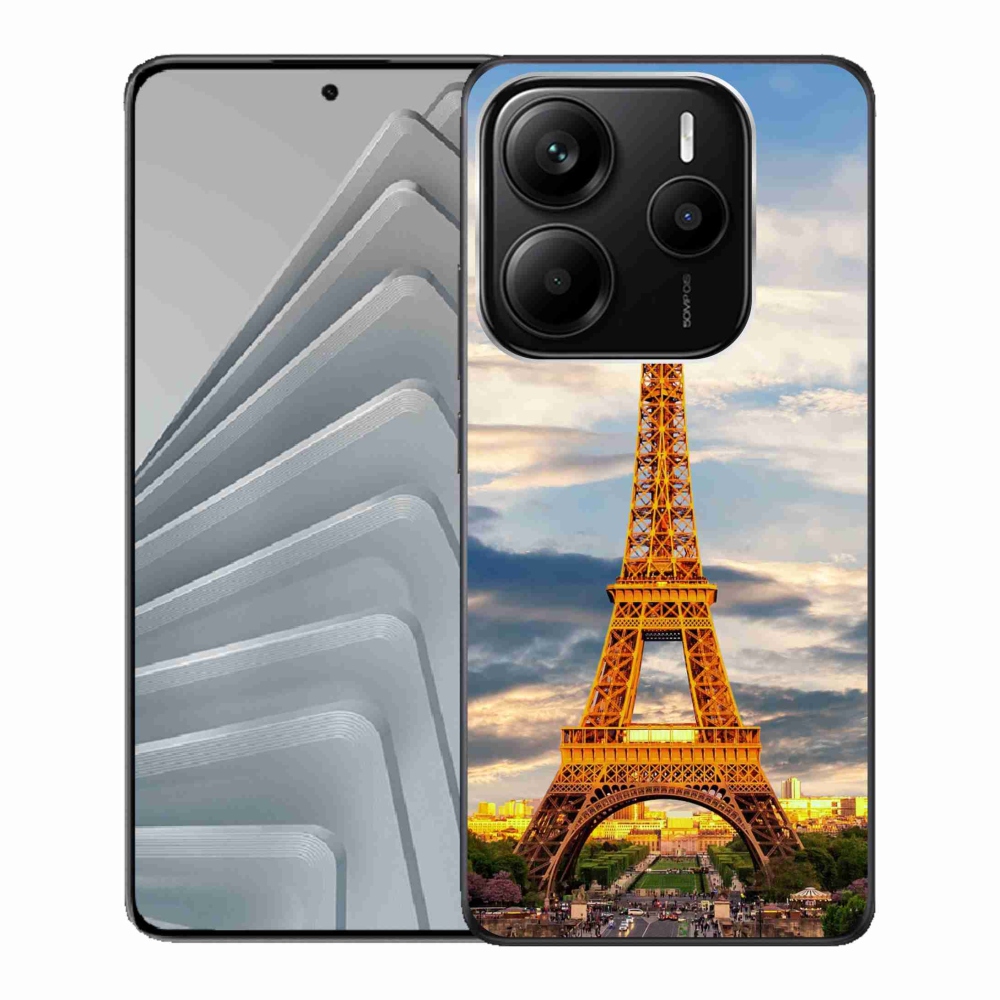 Gél borítás mmCase a Xiaomi Redmi Note 14 5G-hez - eiffel torony 3