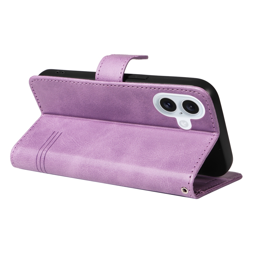 Póló alakú könyvtáska iPhone 17 készülékhez - világos lila