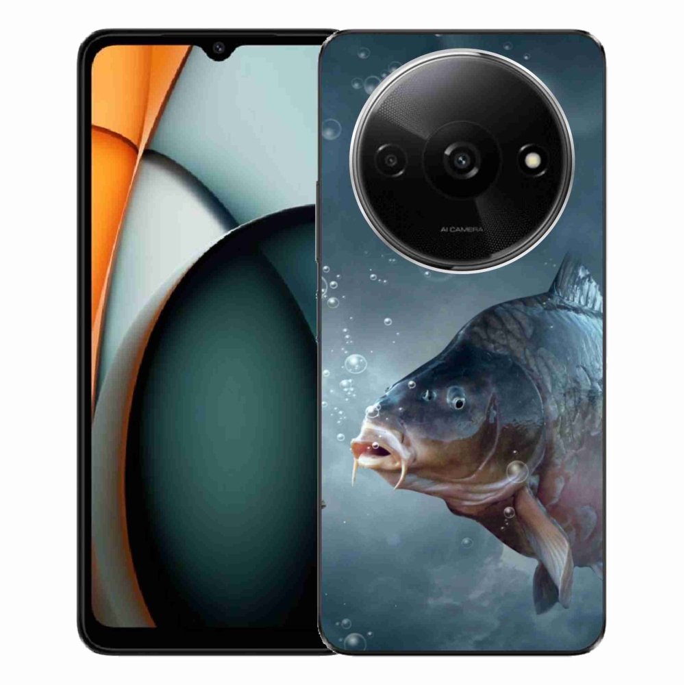 Gél borítás mmCase a Xiaomi Redmi A3-hoz - ponty és buborékok