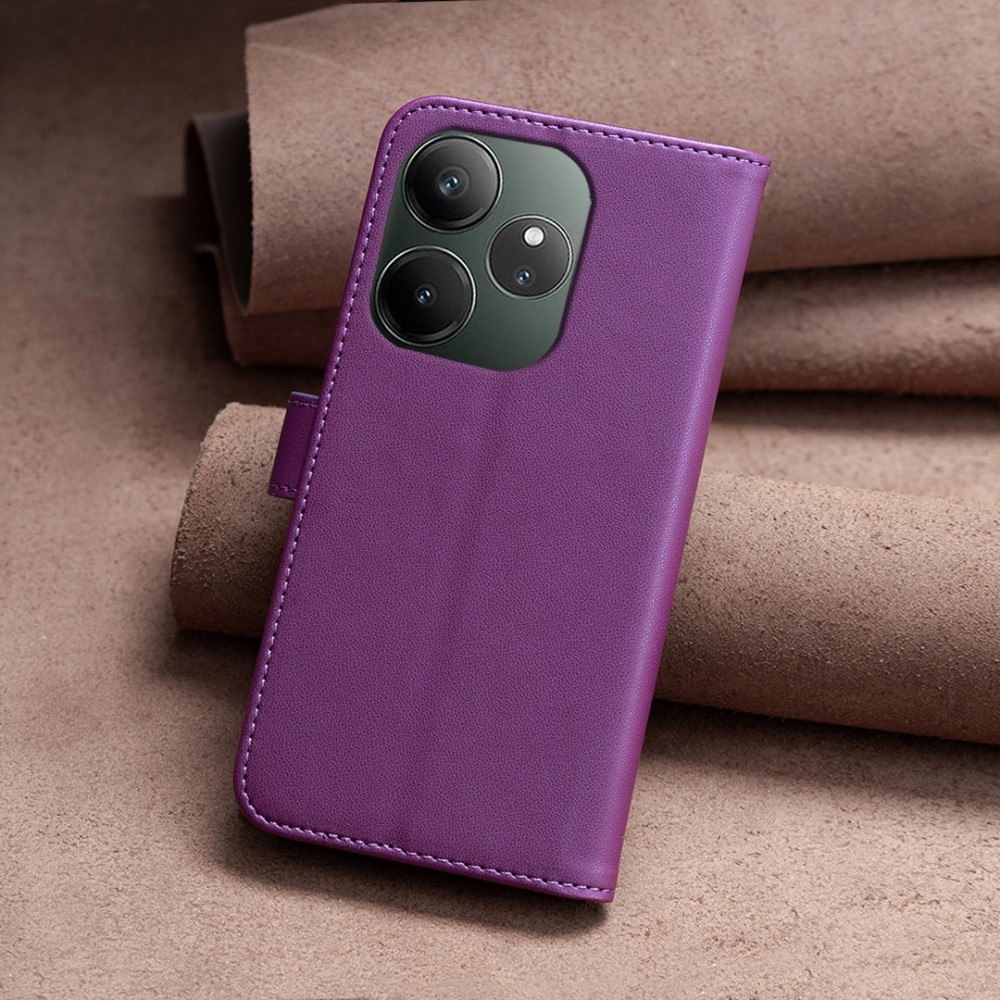 BNF könyvtáska Realme GT 6 5G/GT 6T 5G - sötétlila színben