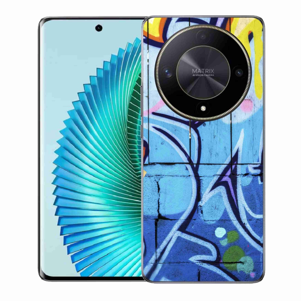 Zselés borítás mmCase a Honor Magic 6 Lite 5G számára - graffiti