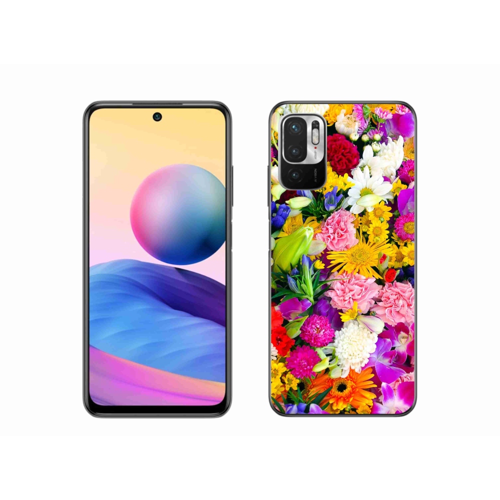 Gél borító mmCase a Xiaomi Redmi Note 10 5G-hez - virág 12