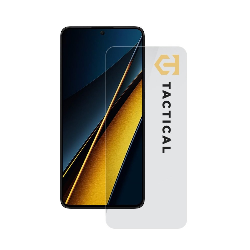 Taktikai üvegpajzs 2.5D üveg a Poco X6 Pro 5G számára Tiszta
