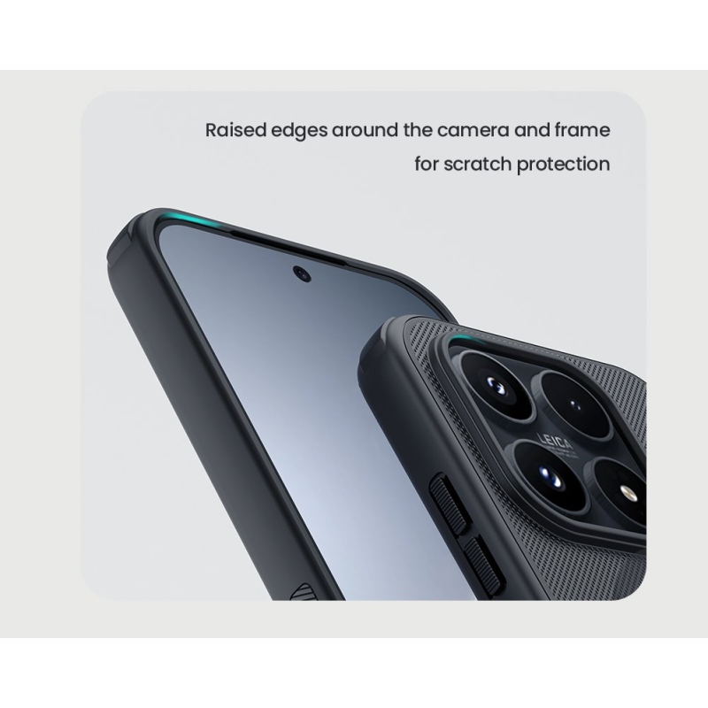 Nillkin Super Frosted PRO hátlap a Xiaomi 17 fekete számára