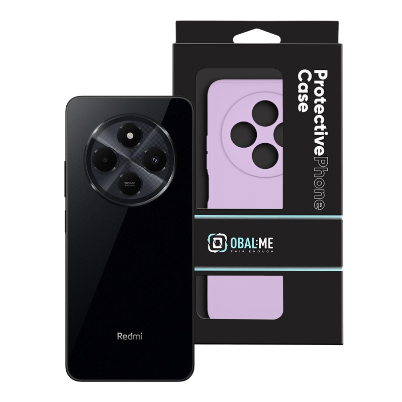 COVER:ME matt TPU borító a Xiaomi Redmi 14C 4G/Poco C75 lila számára