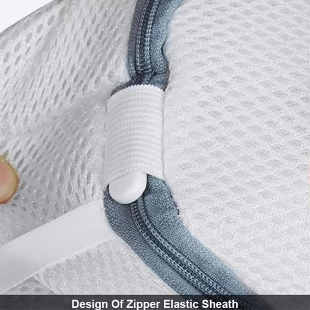 Cipzáras hálós cipőmosózsák - L méret