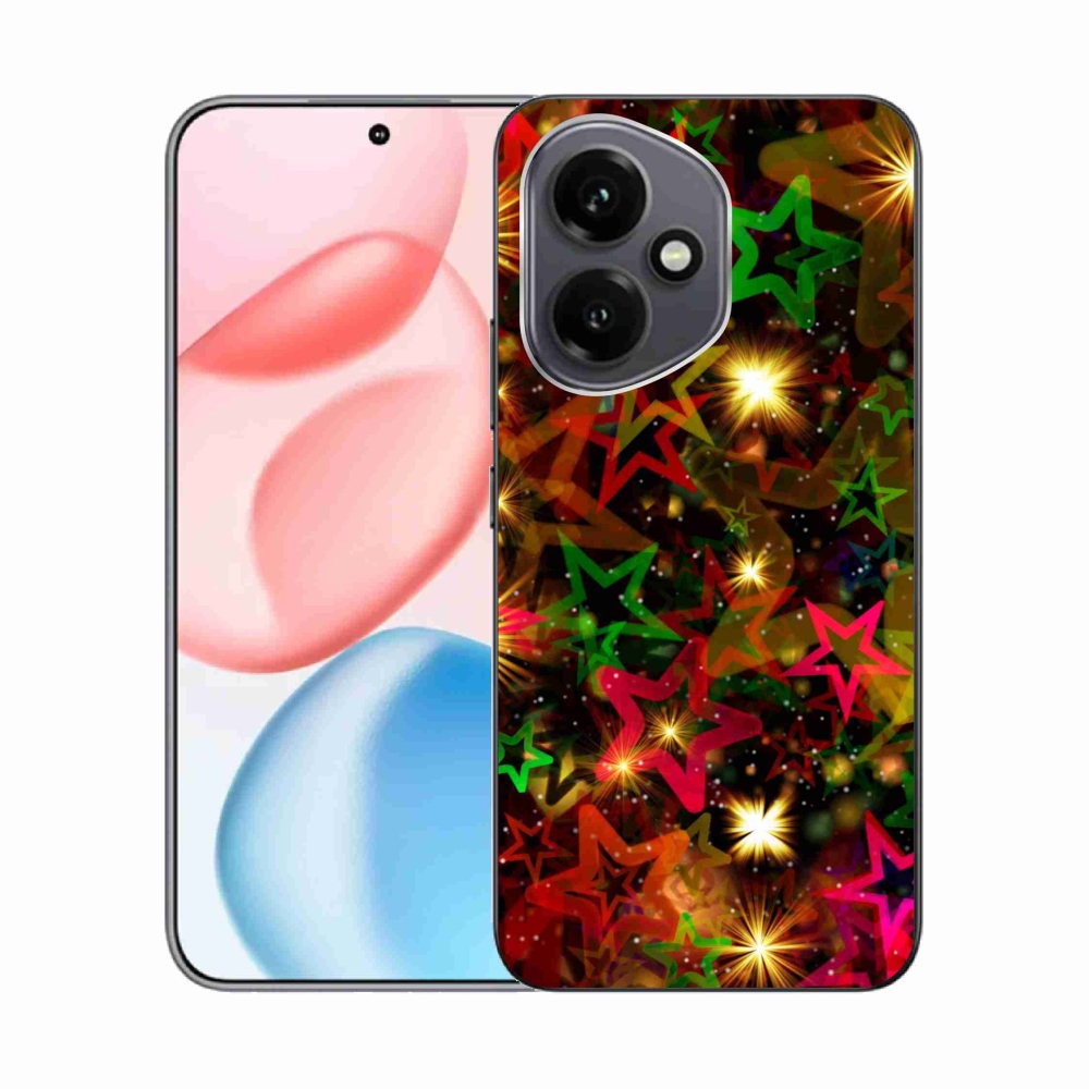 Zselés borító mmCase a Honor 400-hoz - színes csillagok