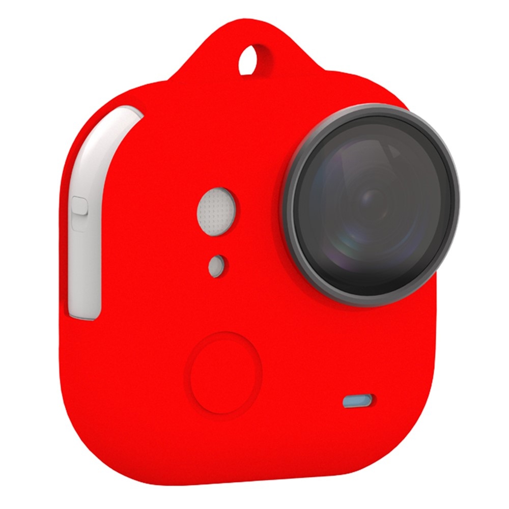 Szilikon védőtok lencsevédővel Insta360 GO Ultra készülékhez - piros