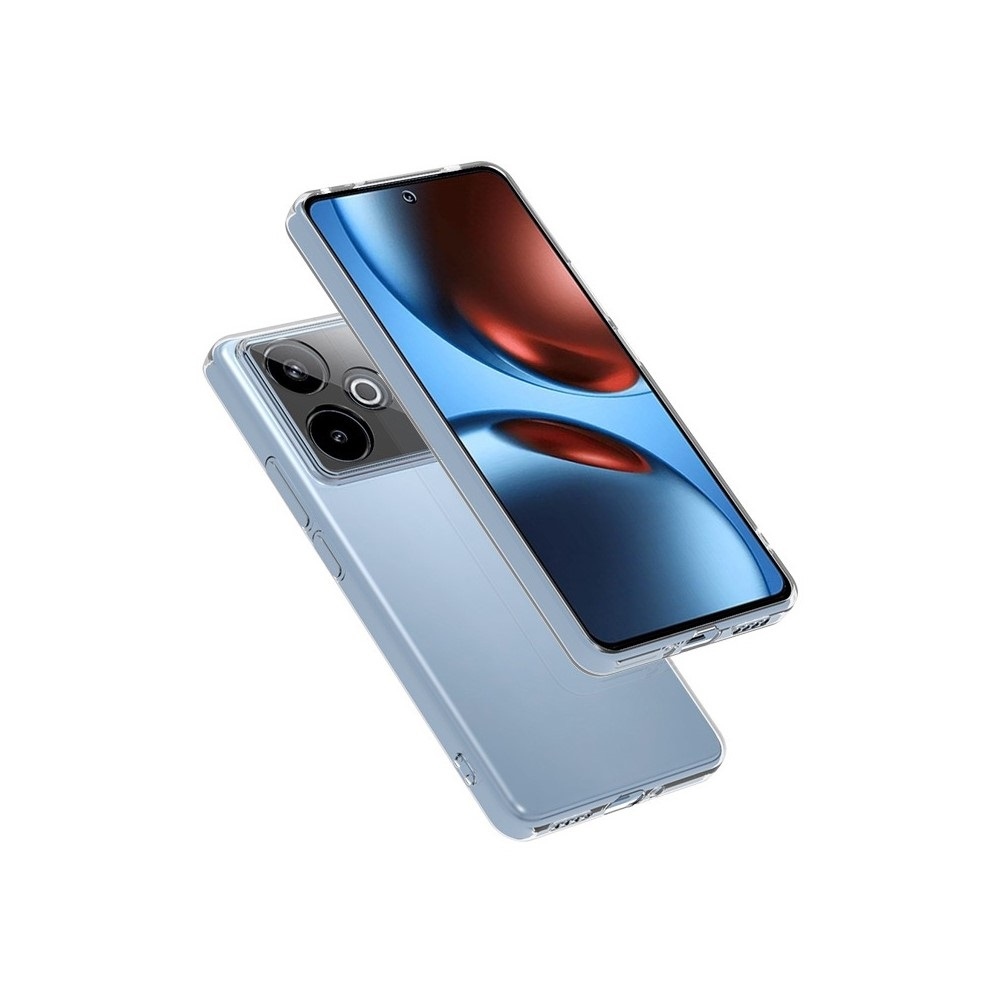 Átlátszó zselés tok a Realme GT 7 5G/GT 7T 5G számára - átlátszó