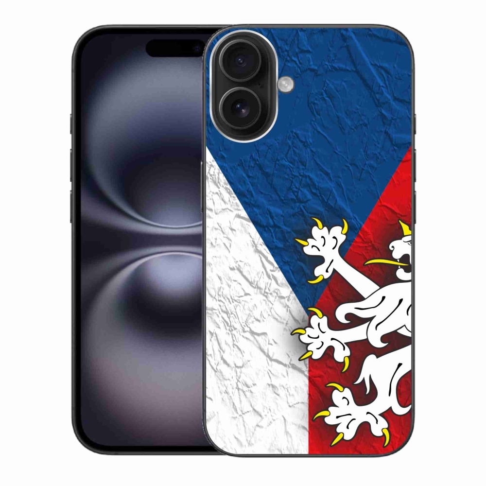 Zselés borítás mmCase iPhone 16 Plus készülékhez - cseh zászló 1