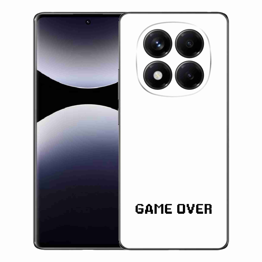 Gél borítás mmCase a Xiaomi Redmi Note 14 Pro számára - játék fehér háttérrel