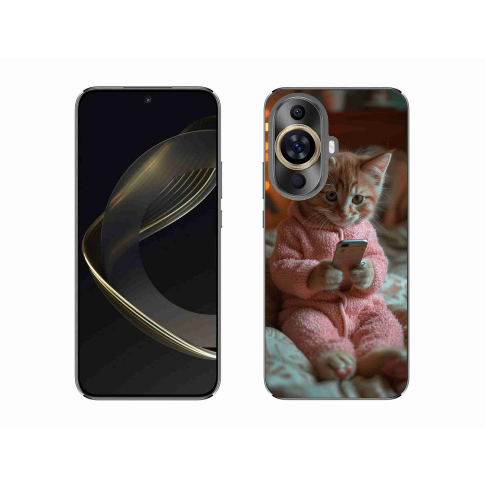 Gél borító mmCase a Huawei Nova 11-hez - baba a mobillal