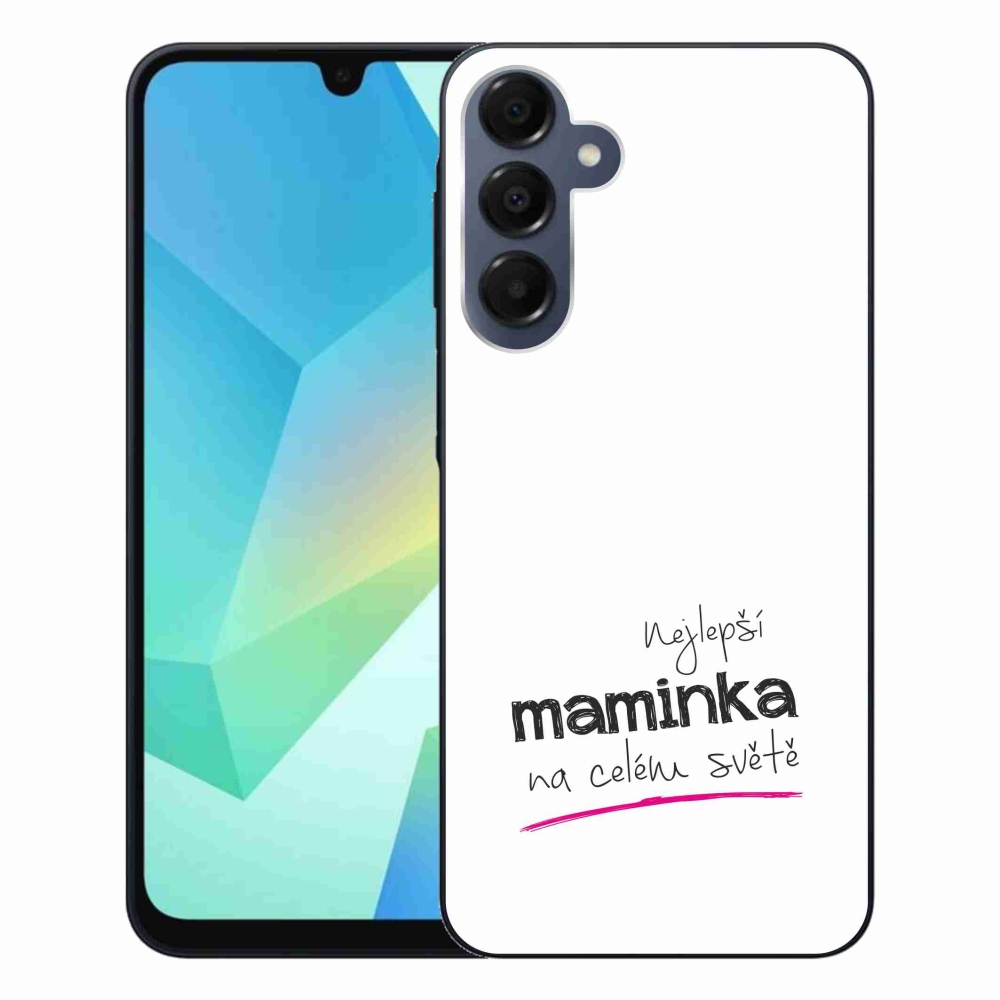 Gél borító mmCase Samsung Galaxy A16 4G/5G - legjobb anya 4 fehér háttérrel