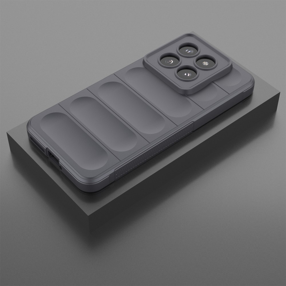 Rugg tartós zselés tok Xiaomi 14 Pro - sötétszürke