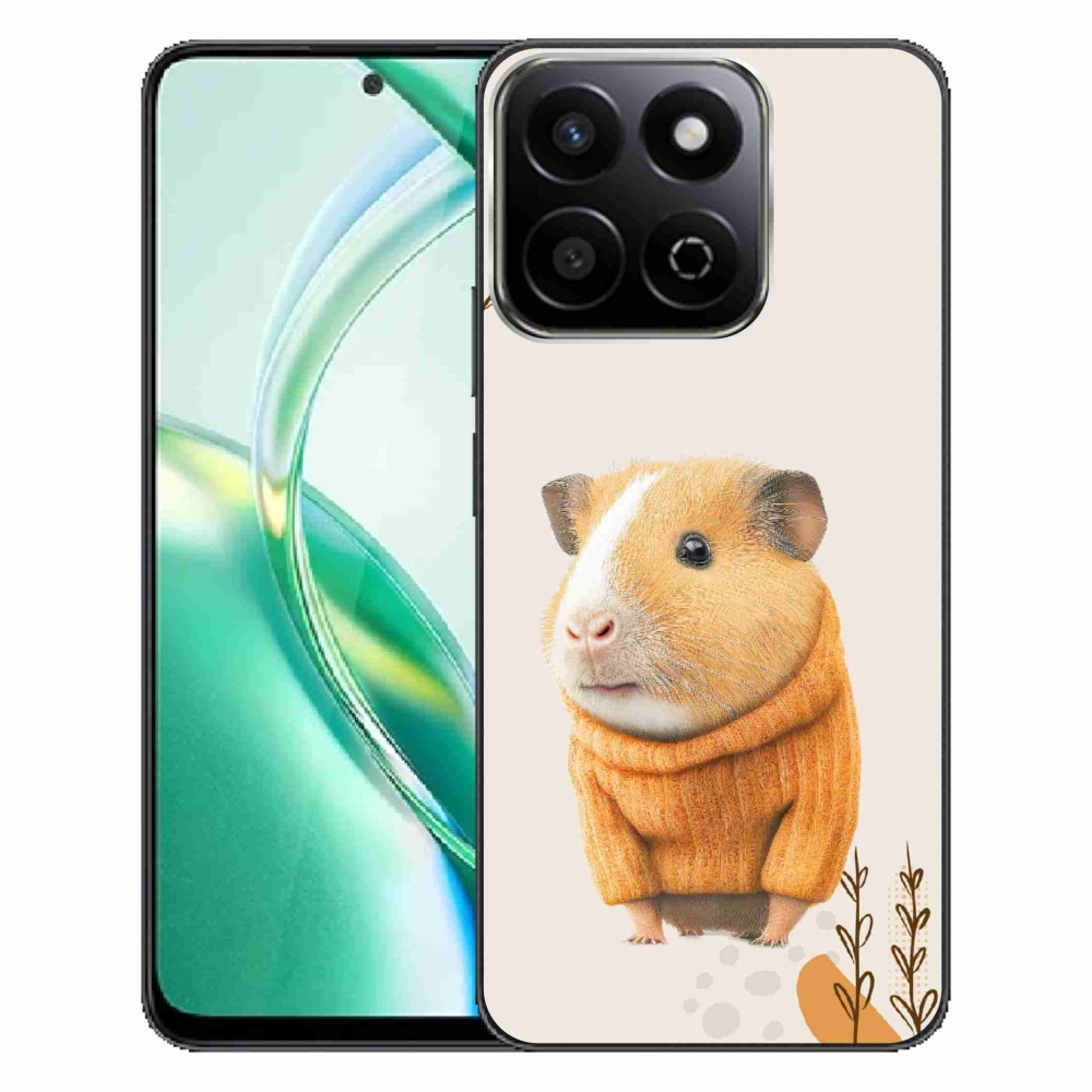 Zselés borítás mmCase a Honor 200 Smart 5G számára - tengerimalac a pulóverben