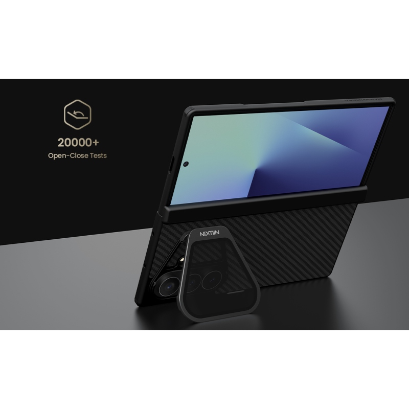 Nillkin CarboProp Aramid mágneses hátlap a Samsung Galaxy Z Fold 8-hoz, Ultra Black