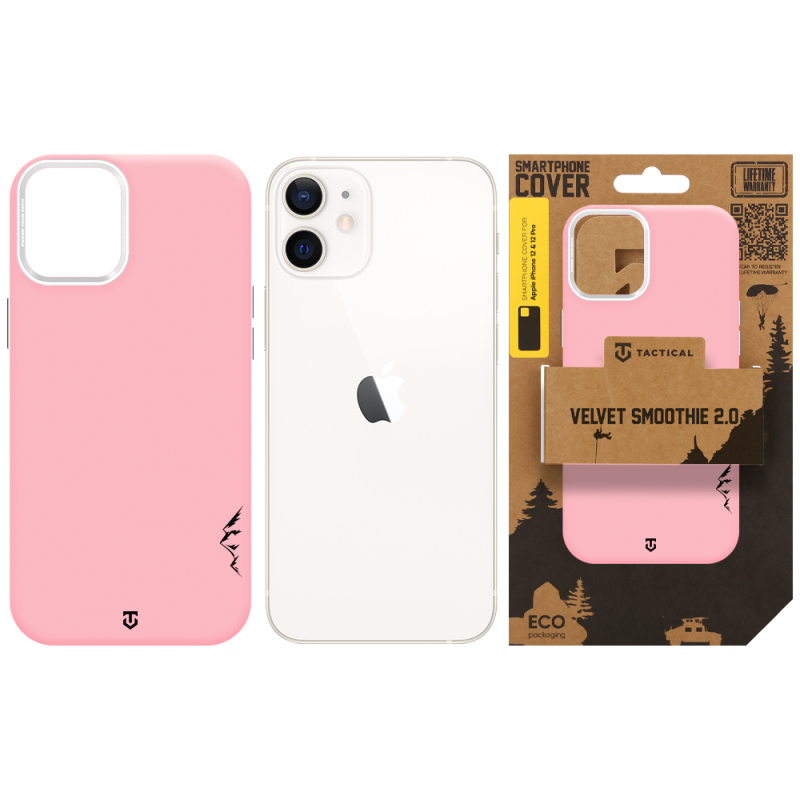 Tactical MagForce Velvet Smoothie 2.0 tok az Apple iPhone 12/12 Pro-hoz – Pink Panther