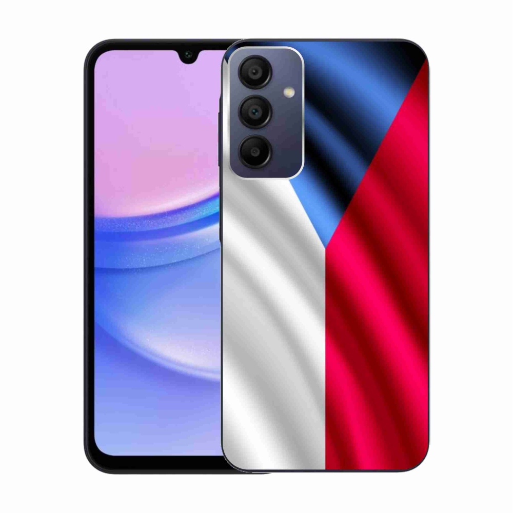 Gél borító mmCase Samsung Galaxy A15 4G/5G - cseh zászlóhoz