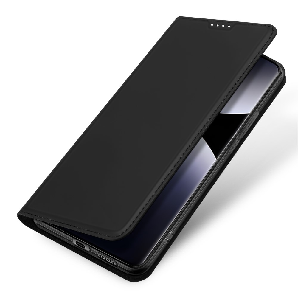 DUX könyvtáska Xiaomi Redmi Note 14 Pro-hoz - fekete