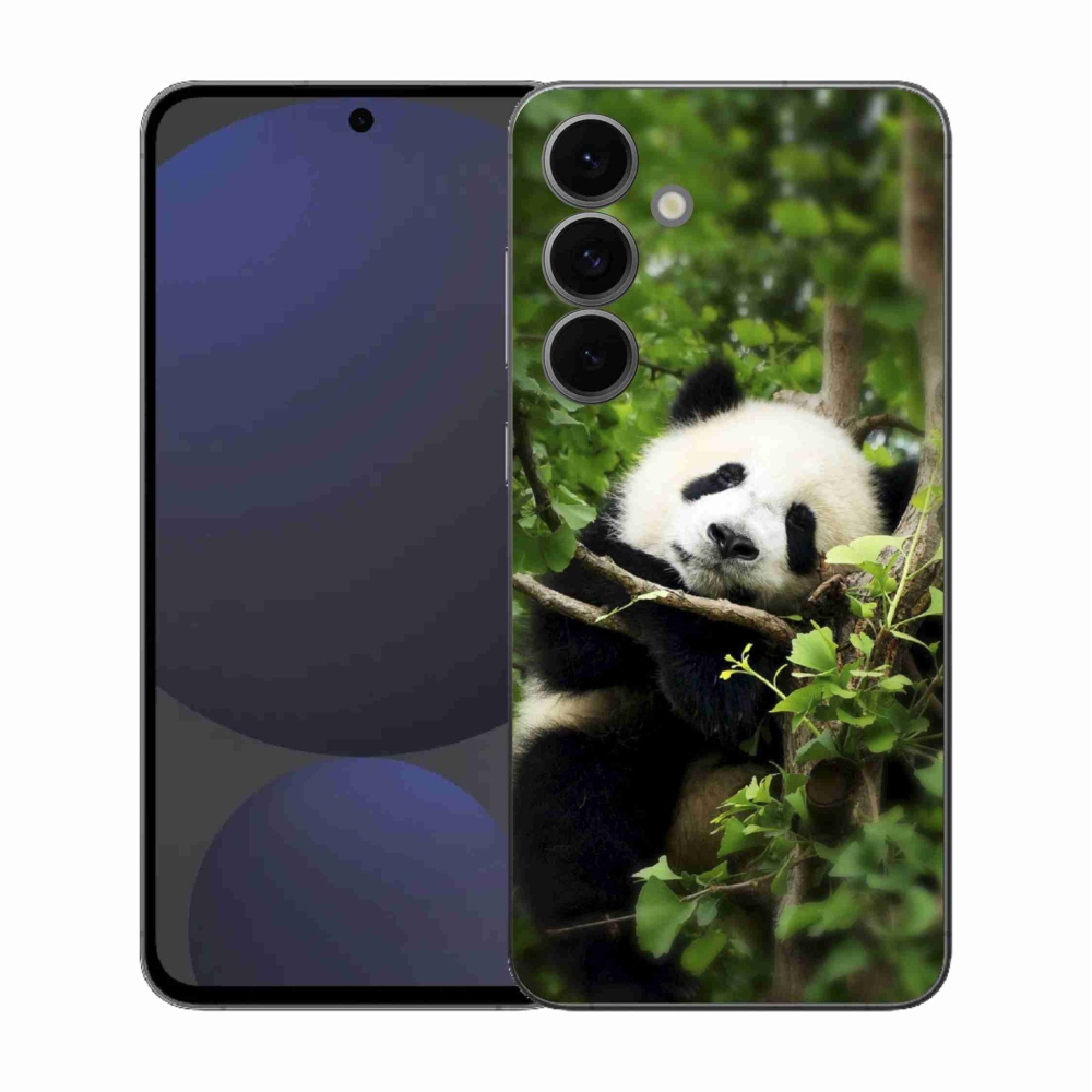 Gél védőhuzat mmCase Samsung Galaxy S25 FE készülékhez - panda