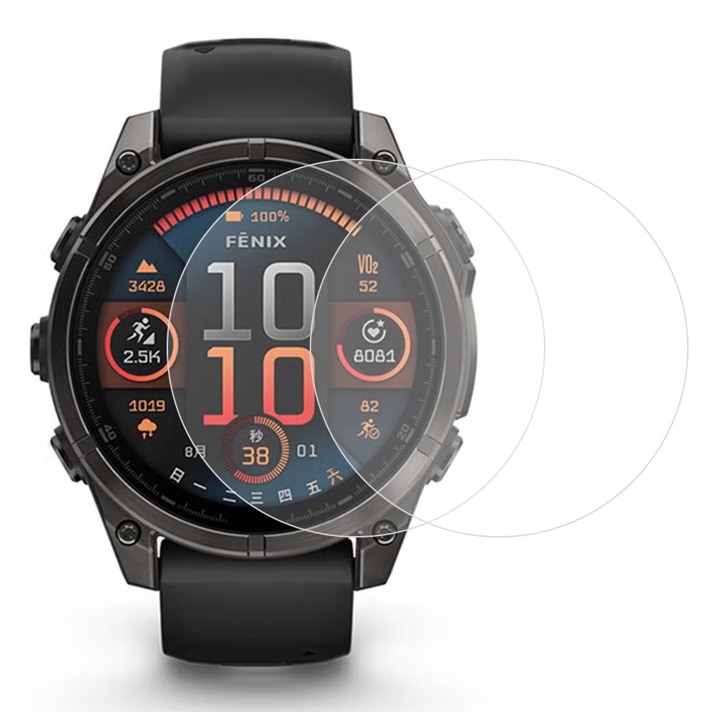 Edzett üveg a Garmin Fenix 8 Pro 51 mm/Fenix 8 51 mm készülékhez – 2 db