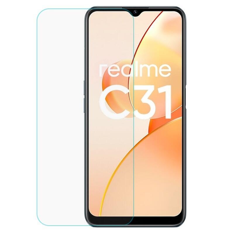 Edzett üveg a Realme C31 mobiltelefonhoz