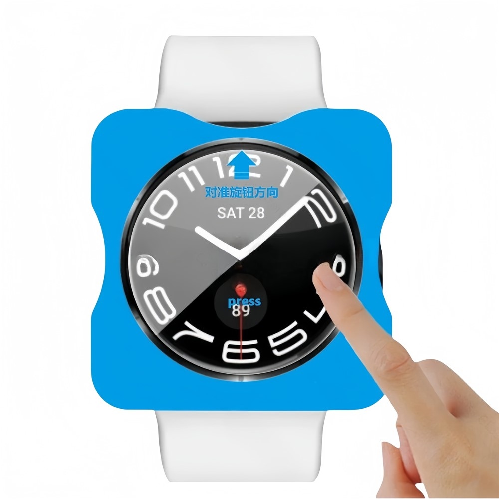 Edzett üveg a Samsung Galaxy Watch Ultra (2025) 47 mm-es modellhez, felszerelési kerettel