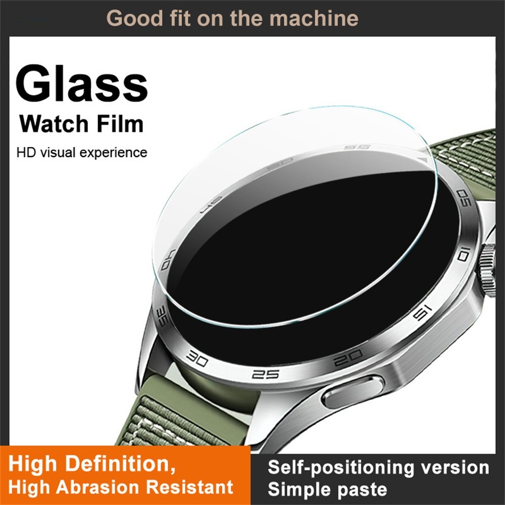 Edzett üveg a Samsung Galaxy Watch8 Classic 46 mm-es modellhez, rögzítőkerettel