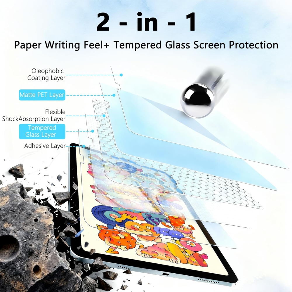 Edzett üveg iPad Pro 11 (2024)/(2025) iPad Pro 11 készülékhez