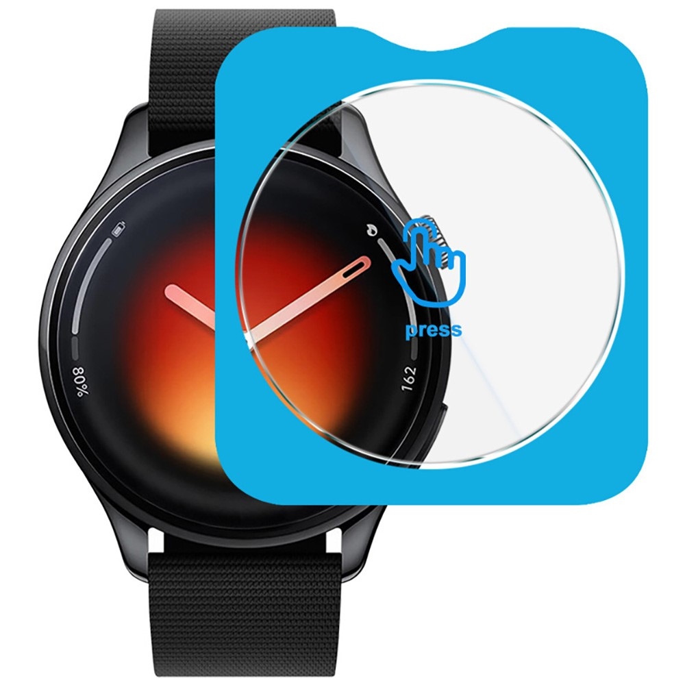Edzett üveg a Xiaomi Watch 5-hez, alkalmazáskerettel
