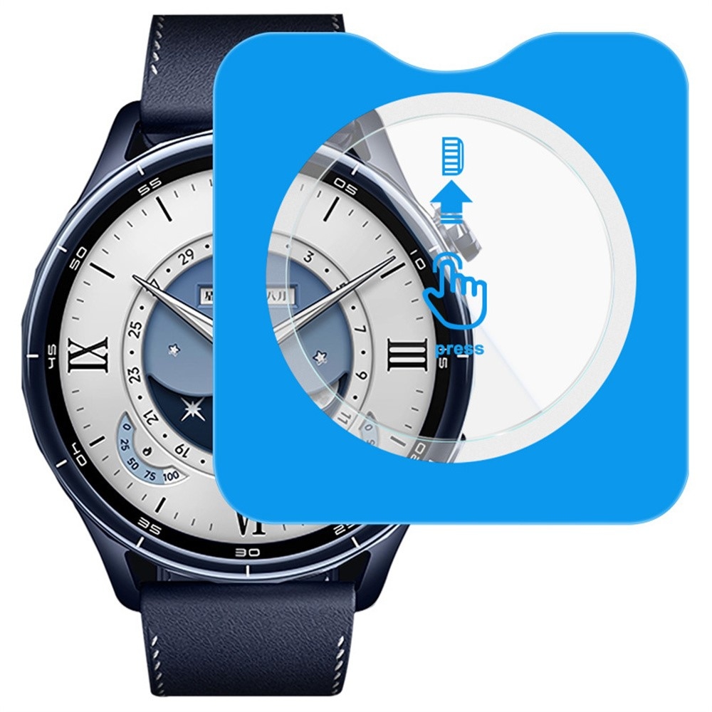 Edzett üveg a Xiaomi Watch S5-hez, alkalmazáskerettel