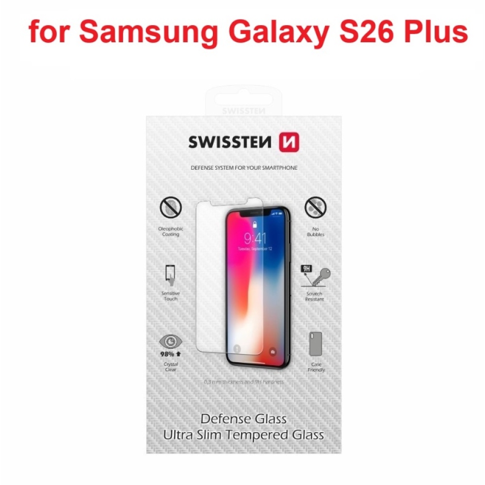 Edzett üveg Swissten a Samsung Galaxy S26+ készülékre