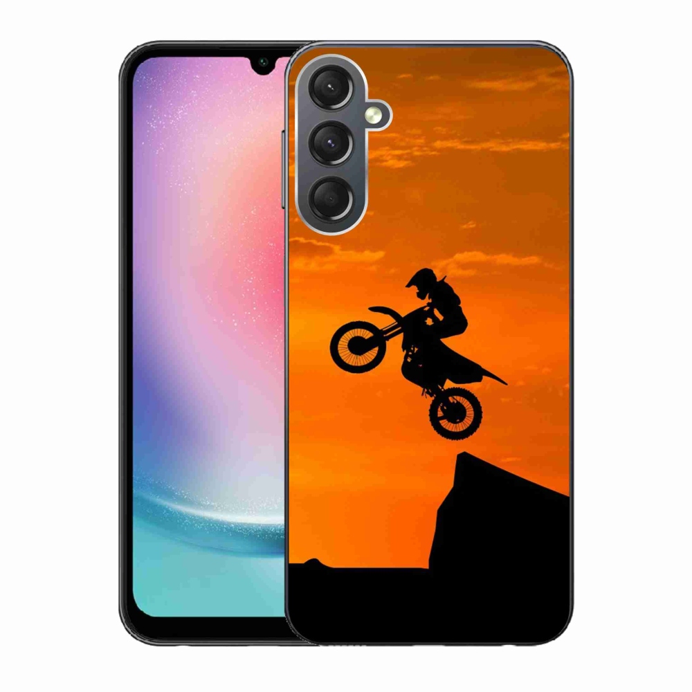 Zselés borítás mmCase Samsung Galaxy A24 készülékhez - motocross