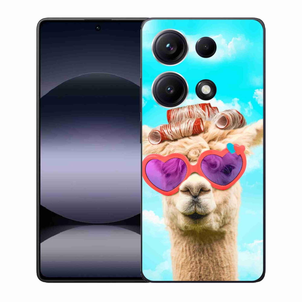 Gél borító mmCase a Xiaomi Redmi Note 14S-hez - szemüveges láma