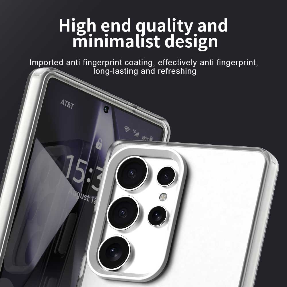 Candy zselés tok MagSafe-val a Samsung Galaxy S25 Ultra készülékre - fehér