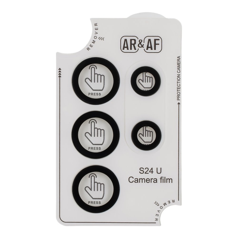 OBAL:ME lencsevédő Samsung Galaxy S24 Ultra készülékhez, titánfekete