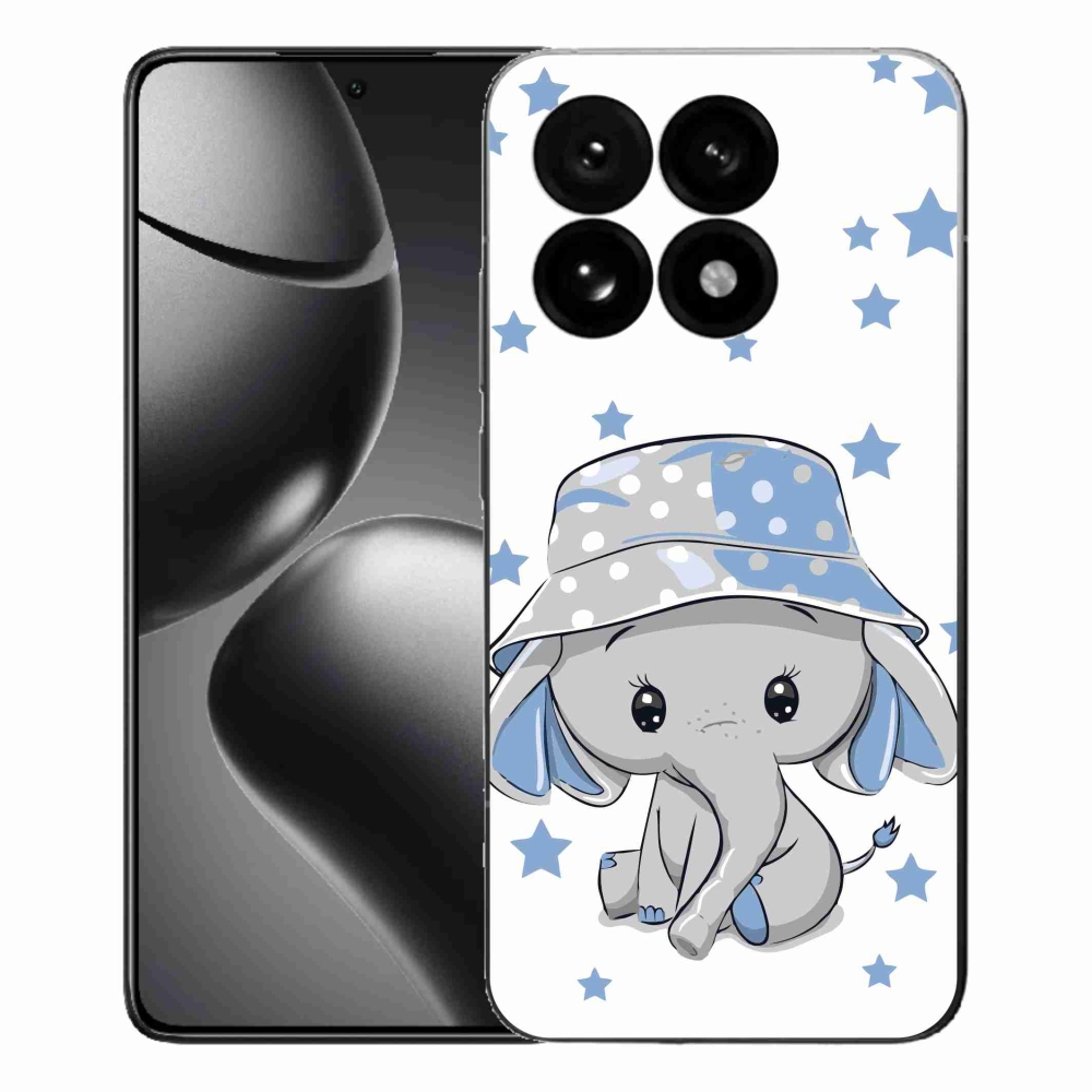 Gél borítás mmCase a Xiaomi 15T-hez - kék elefánt