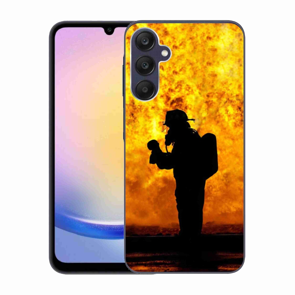 Gél borítás mmCase Samsung Galaxy A25 5G - tűzoltó számára