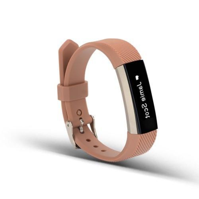 Twill szilikon pánt Fitbit Alta-hoz - világosbarna