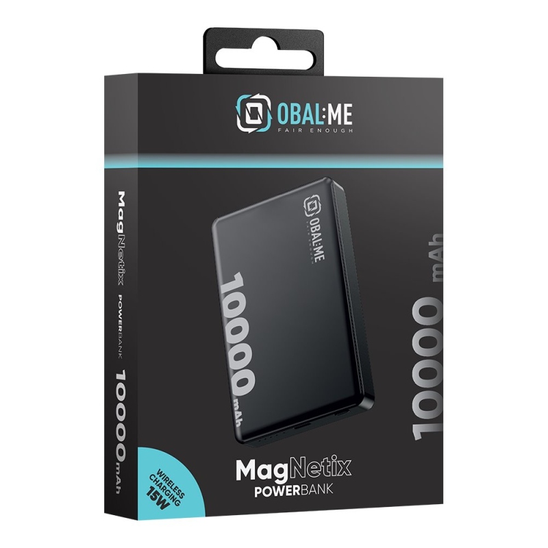 CSOMAGOLÁS: ME MagNetix 10000 mAh-s powerbank, fekete