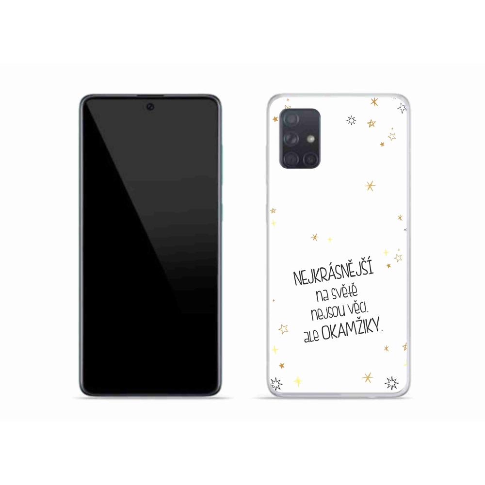 Gél borítás mmCase Samsung Galaxy A51 - idézem 4 fehér háttérrel