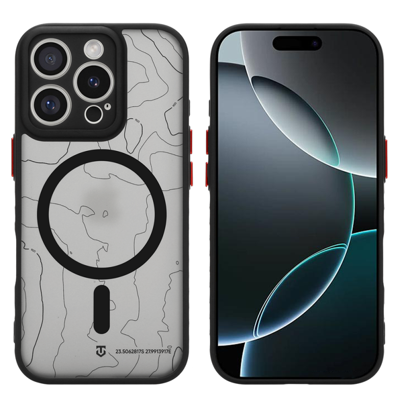 Tactical MagForce Warthog tok az Apple iPhone 16 Pro-hoz, Asphalt színben