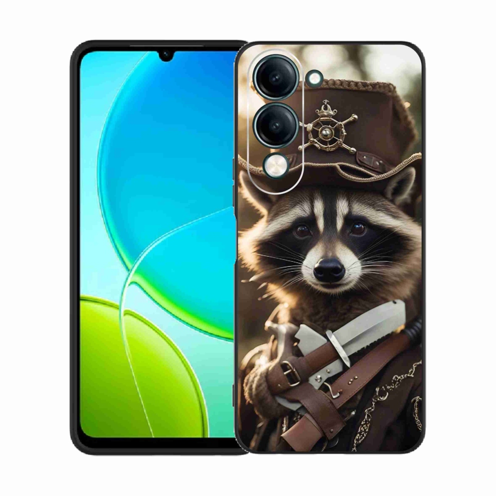 Gél borító mmCase a Vivo Y29s 5G-hez - mosómedve egyenruhában