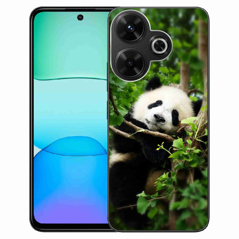 Gél borítás mmCase a Xiaomi Redmi 13 4G/Poco M6 4G számára - panda