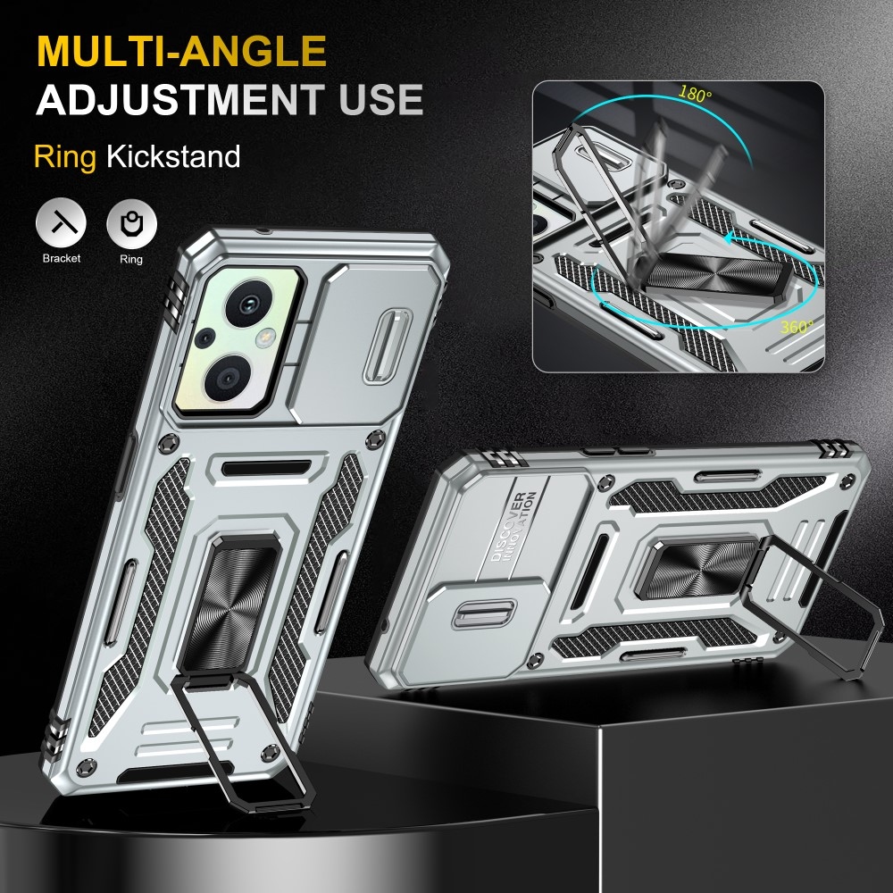 Lencseálló hibrid borítás az Oppo Reno 7 Lite 5G-n - szürke