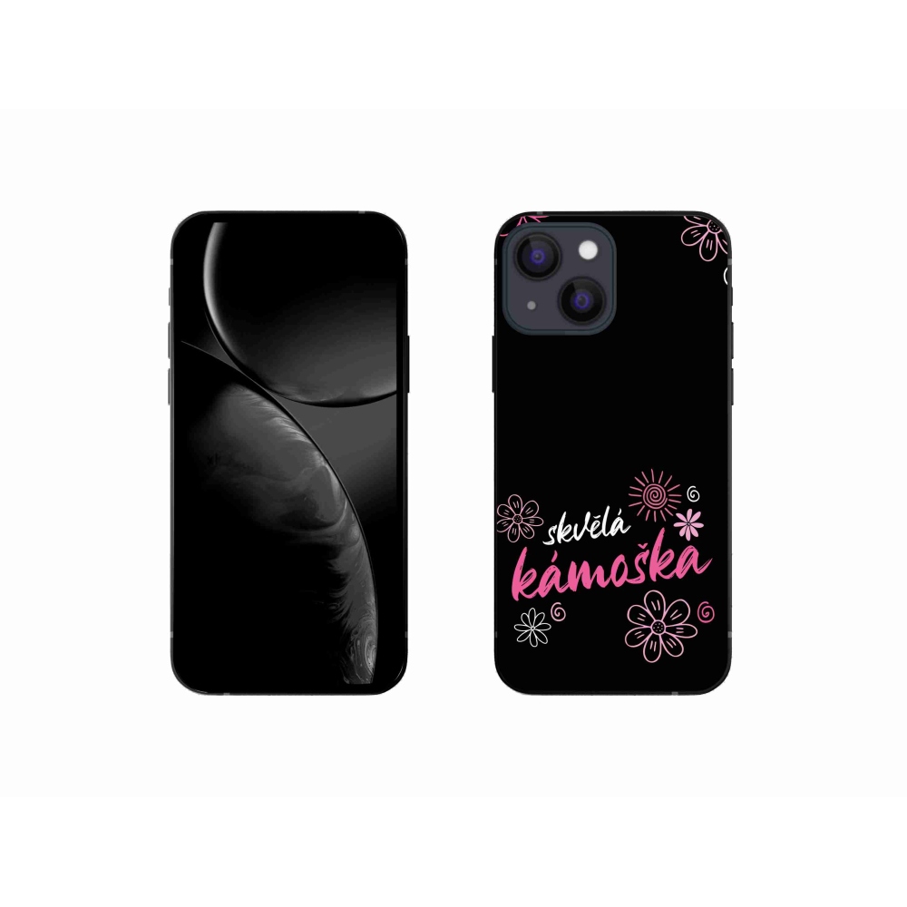 Gél borítás mmCase iPhone 13 mini 5.4 készülékhez - nagyszerű haver fekete háttérrel