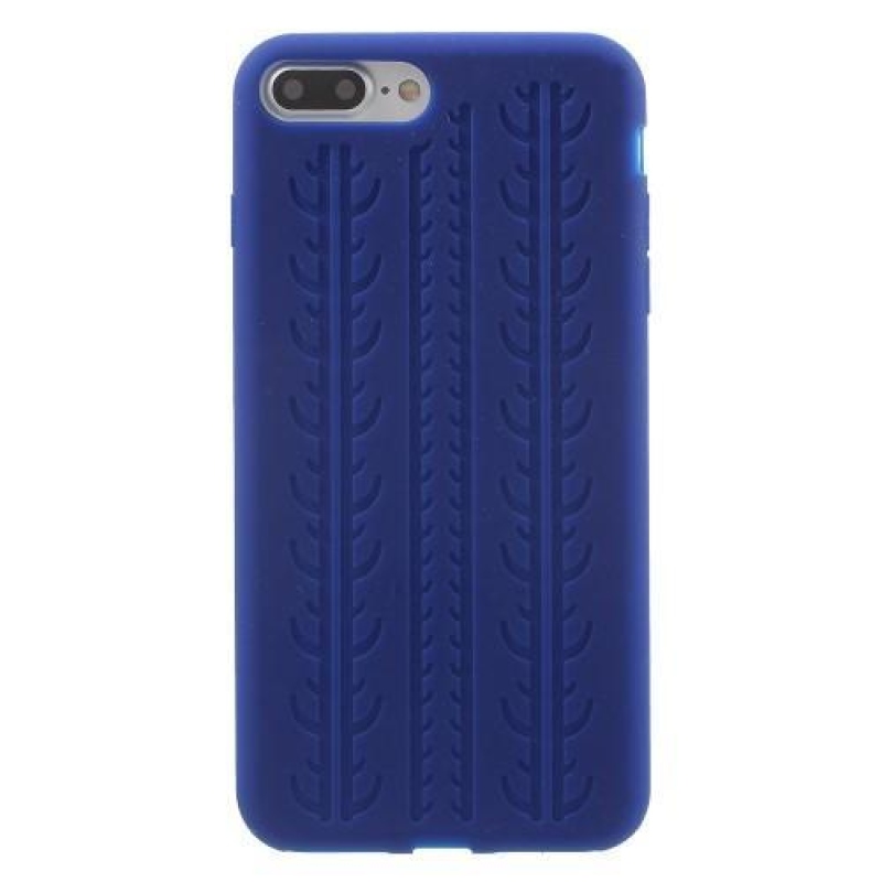 Gél gumiabroncs tok iPhone 8 Plus és iPhone 7 Plus készülékhez - kék