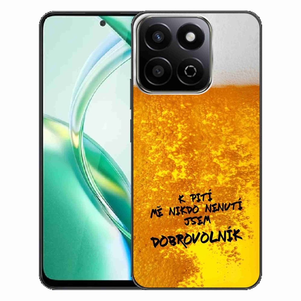 Zselés borítás mmCase a Honor 200 Smart 5G számára - sör motívum 4