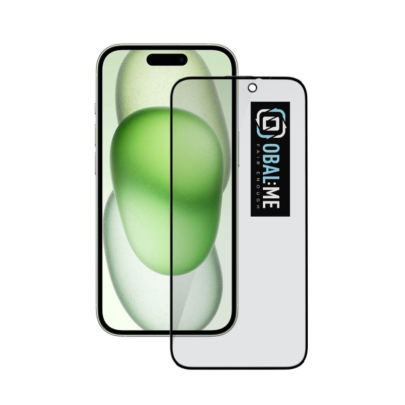 CSOMAG:ME Privacy 5D edzett üveg Apple iPhone 15 Fekete